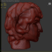 modello 3D di testa di gesso comprare - rendering