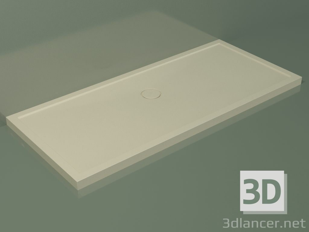 Modelo 3d Base de duche Medio (30UM0124, Bone C39, 180x80 cm) - preview