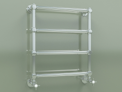 Minuette heated towel rail (596x540, Сhrome-plated)