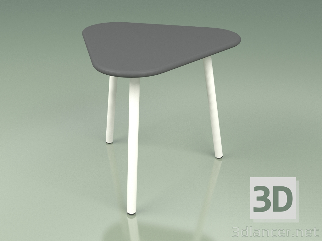 3D Modell Beistelltisch 010 (Metal Milk, HPL Grey) - Vorschau