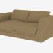 3d model Sofa modern double Otello (220х114х75) - preview