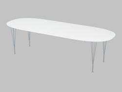 La mesa de comer Súper elíptica (1000х170-270 Н720)