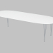 3d model La mesa de comer Súper elíptica (1000х170-270 Н720) - vista previa