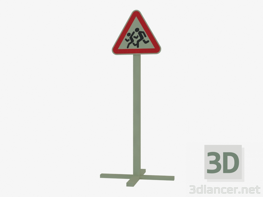 3D modeli Geliştirme elemanı Burcu Dikkatle çocuklar (4512) - önizleme
