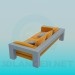 3d model Sofa with solid stand - preview