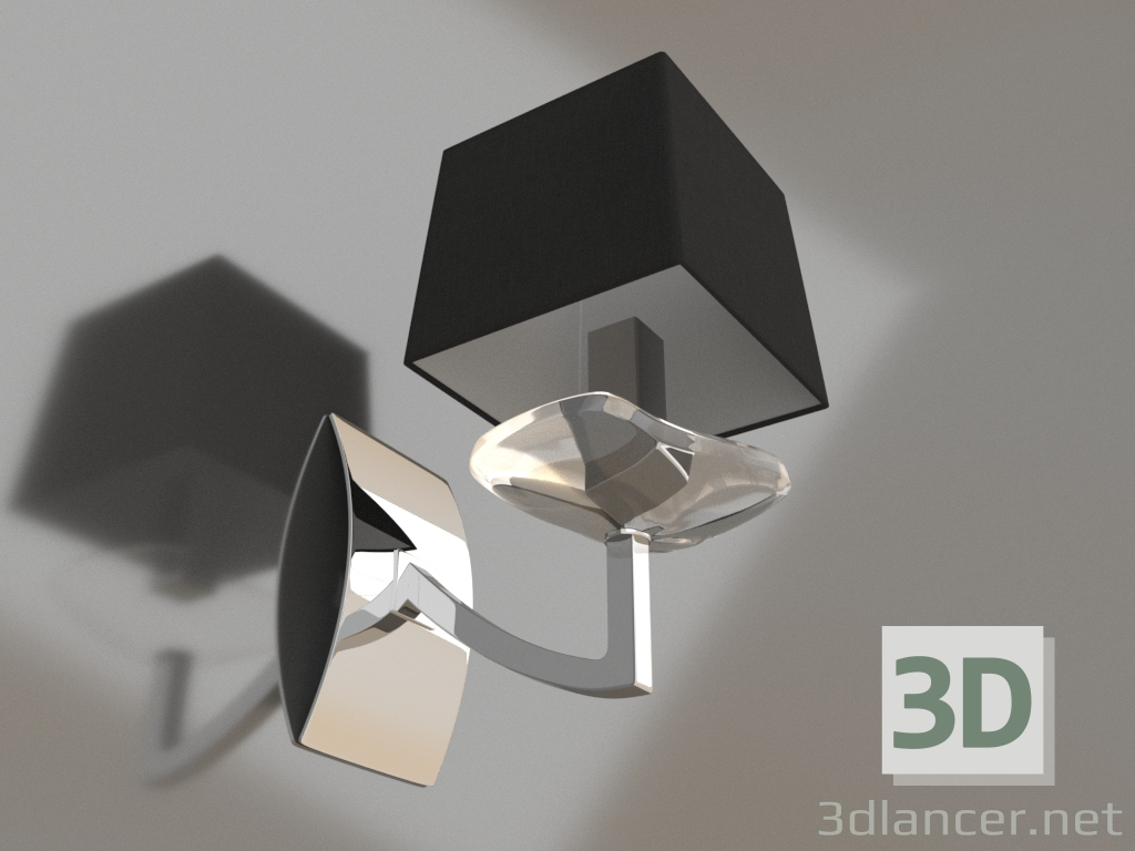 3D Modell Wandleuchte (0786) - Vorschau