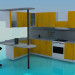 Modelo 3d Conjunto de cozinha - preview