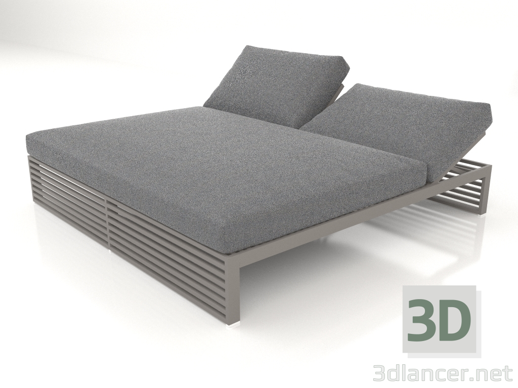 3D modeli Dinlenme yatağı 200 (Kuvars grisi) - önizleme