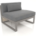 3d model Modular sofa, section 3 (Quartz gray) - preview