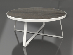 Стол обеденный круглый Ø175 (DEKTON Radium, Agate grey)