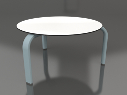 Table basse ronde Ø70 (Bleu gris)