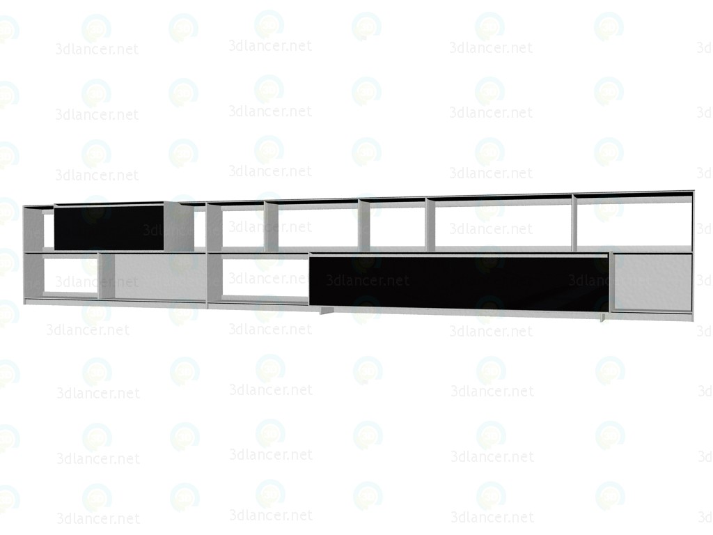 3d model Furniture system (rack) FC0930 - preview