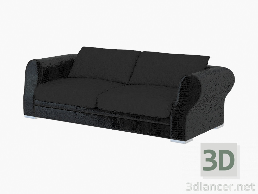 3d model Sofa modern leather Otello (260х114х75) - preview