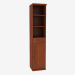 3d model The bookcase is narrow with open shelves (4821-59) - preview