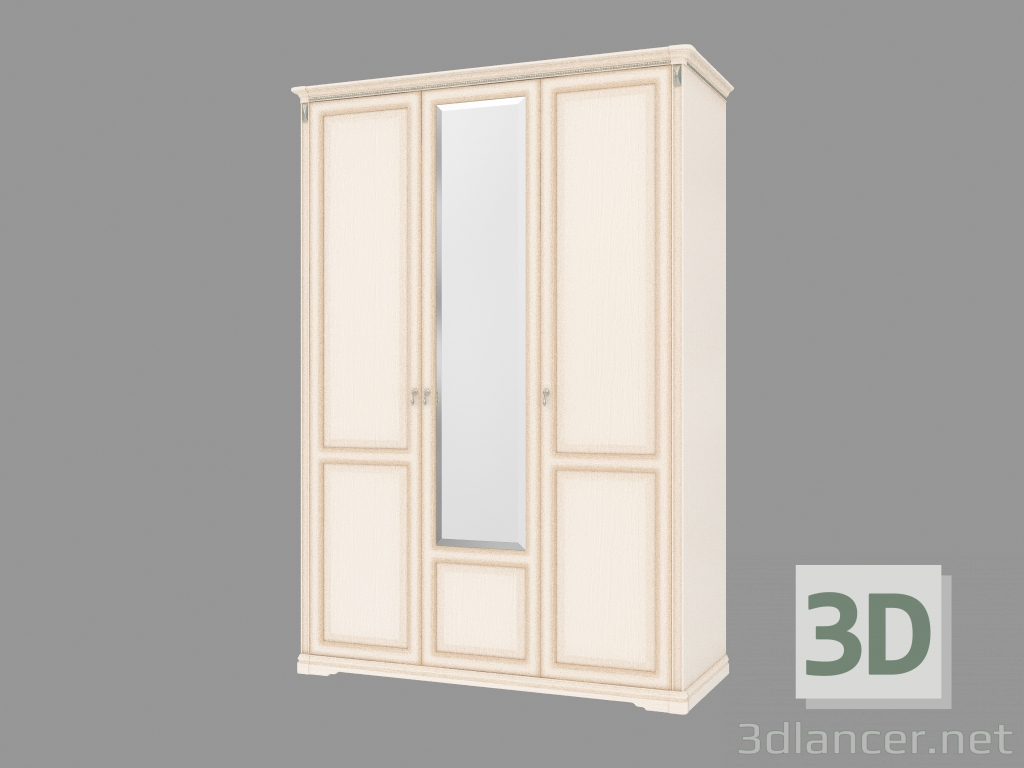 modèle 3D L'affaire est une armoire 3 portes (1644х2336х664) - preview
