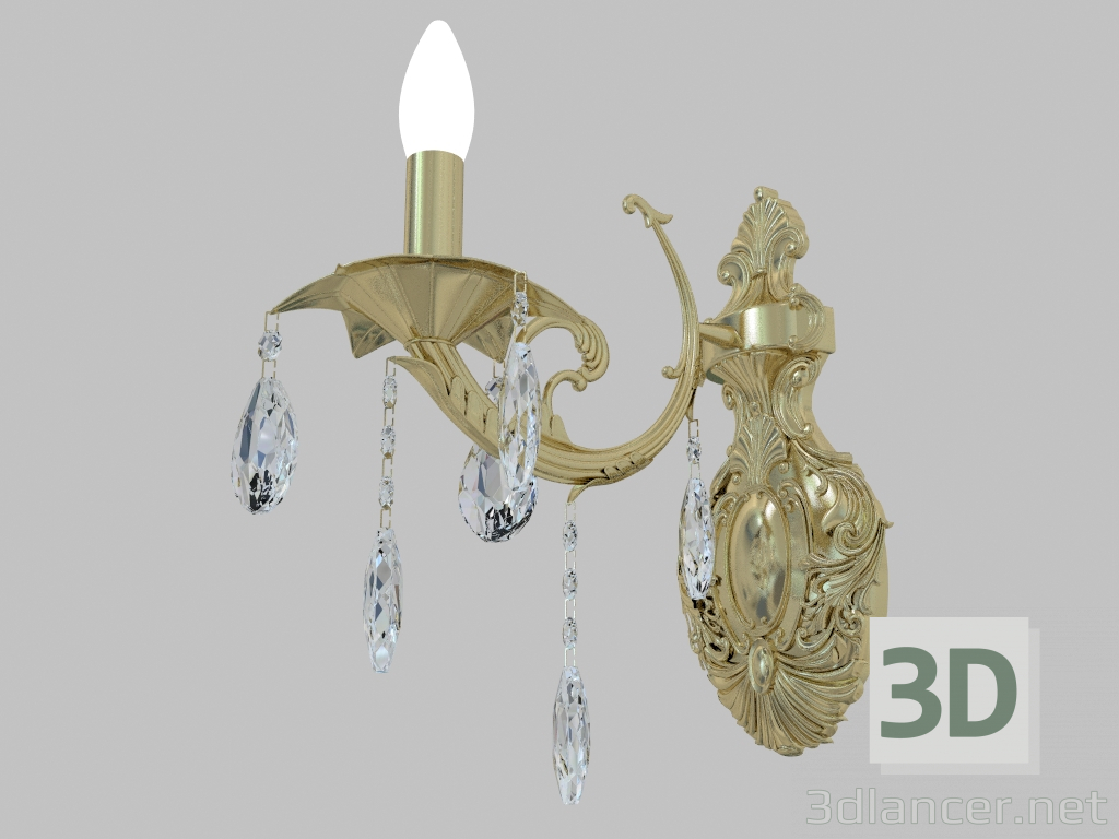 3D Modell Wandlampe (1201A) - Vorschau
