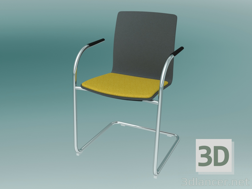 3D modeli Ziyaretçiler için Sandalye (K22VN1 2P) - önizleme