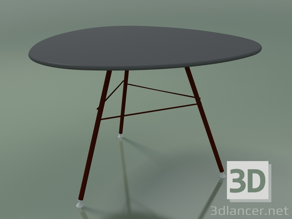 modèle 3D Table de rue avec plan de travail triangulaire 1813 (H 50 - P 79 cm, HPL, V34) - preview