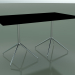 3D Modell Rechteckiger Tisch mit doppelter Basis 5703, 5720 (H 74 - 79x139 cm, schwarz, LU1) - Vorschau