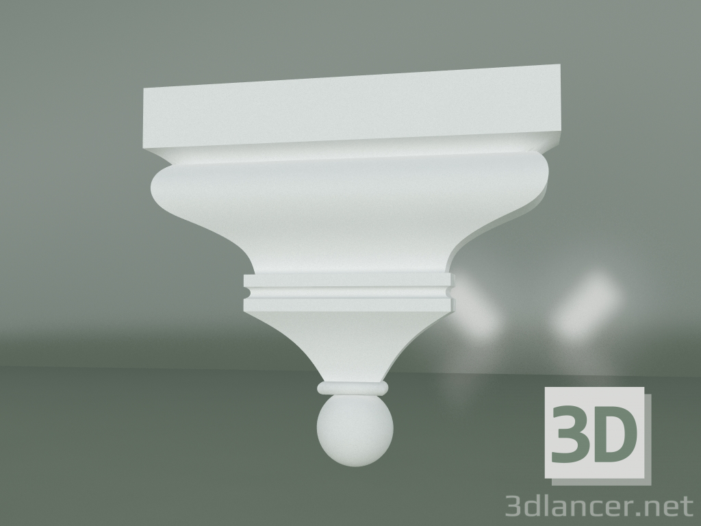 modèle 3D Élément de décoration en stuc ED139 - preview