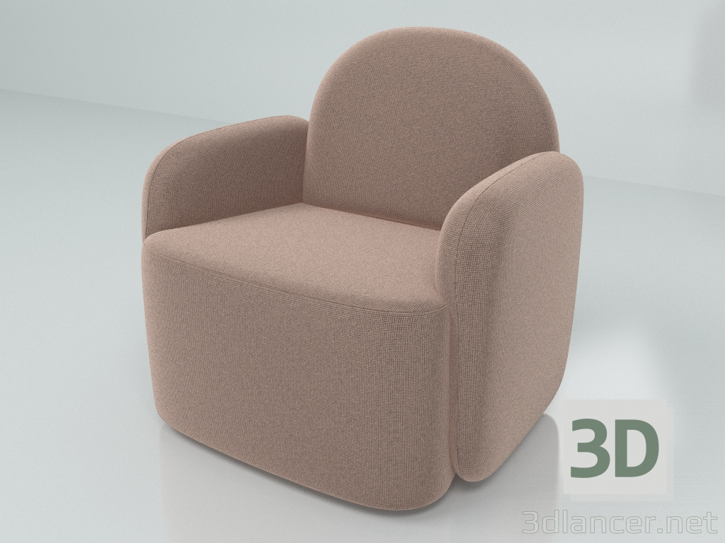 modèle 3D Fauteuil 51° – 1° ALDERMASTON - preview