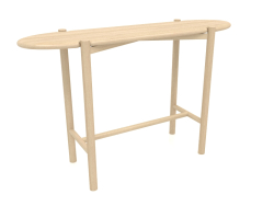 कंसोल टेबल केटी 01 (1200x340x750, लकड़ी सफेद)