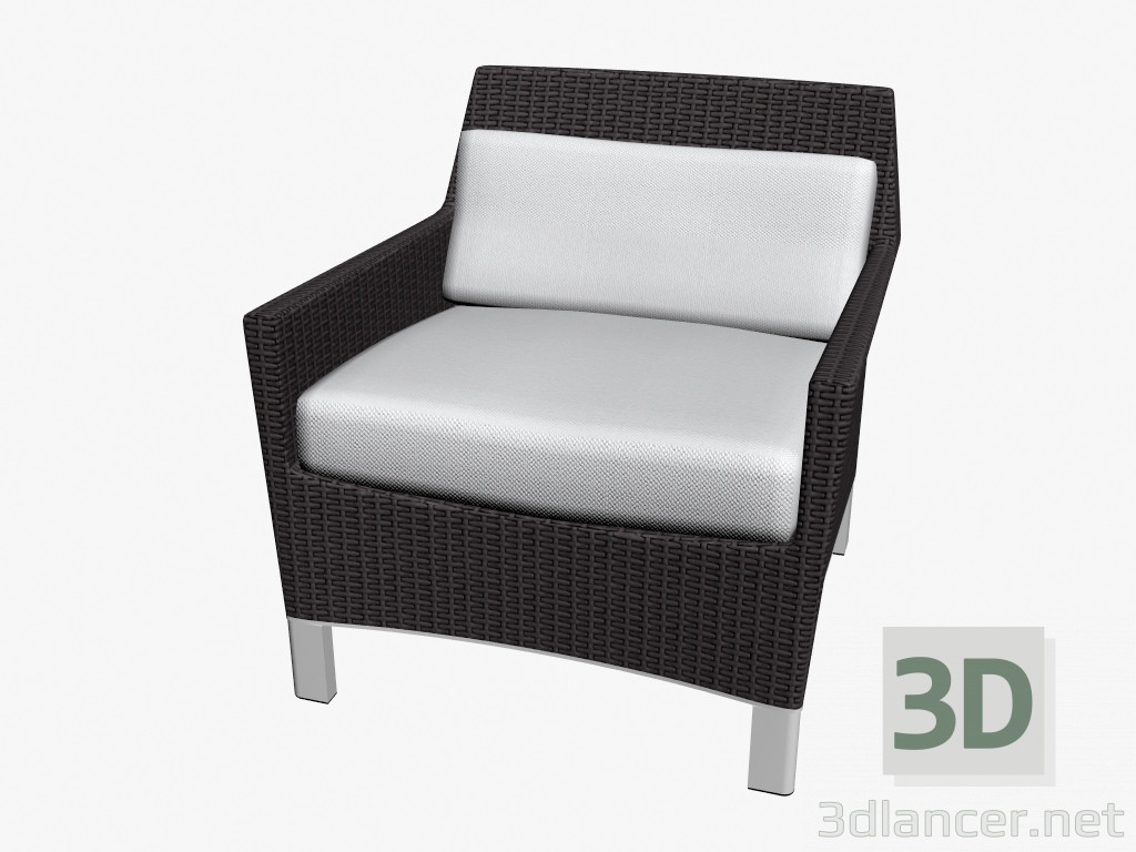 3D Modell Sessel Club - Vorschau