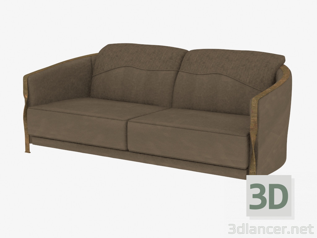 3D Modell Modernes Paris Sofa (220x100x81) - Vorschau