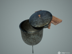 Washbasin, washbasin (aluminum, cast iron)