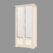 3d model 2-door wardrobe closet (1162х2336х664) - preview