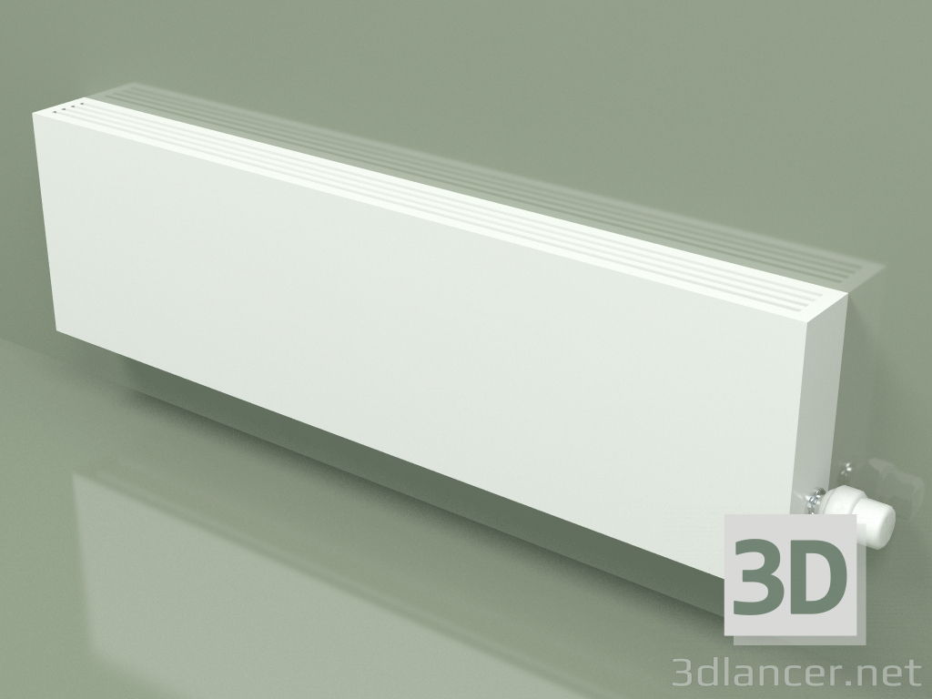 3D modeli Konvektör - Aura Slim Basic (280x1000x80, RAL 9016) - önizleme