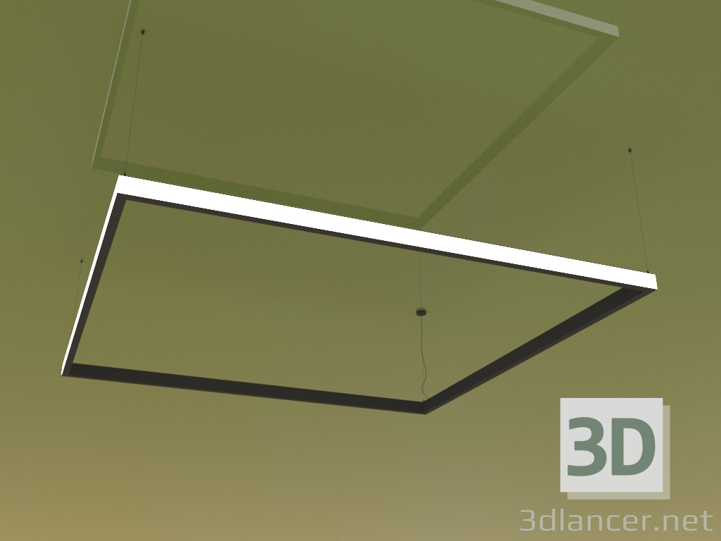 modèle 3D Luminaire KVADRATO SIDE (2205 mm) - preview