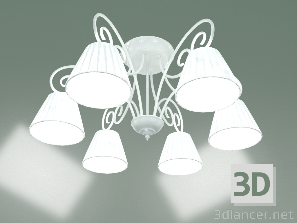 3d model Hanging chandelier 303-6 - preview