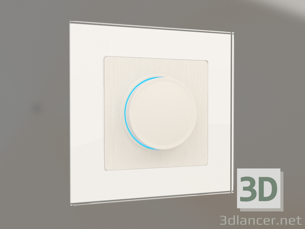 3d model Illuminated dimmer (pearl grooved) - preview