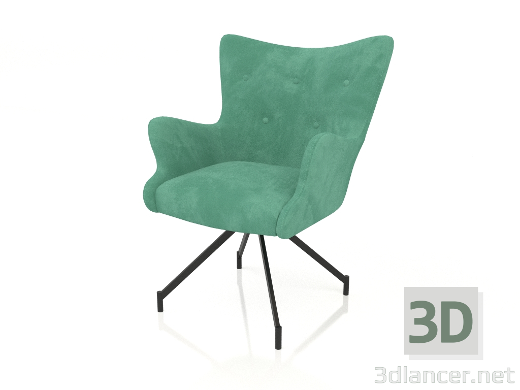 3d модель Санленд стілець обертовий – превью