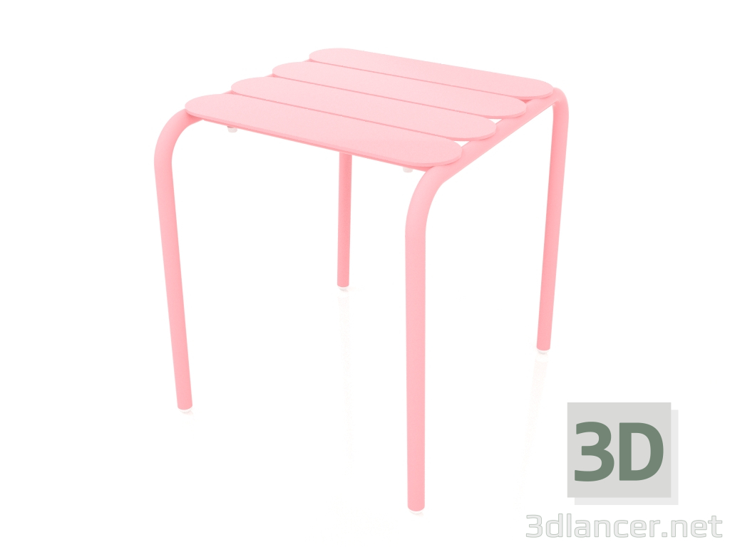 3d model Low stool. Side table (Pink) - preview