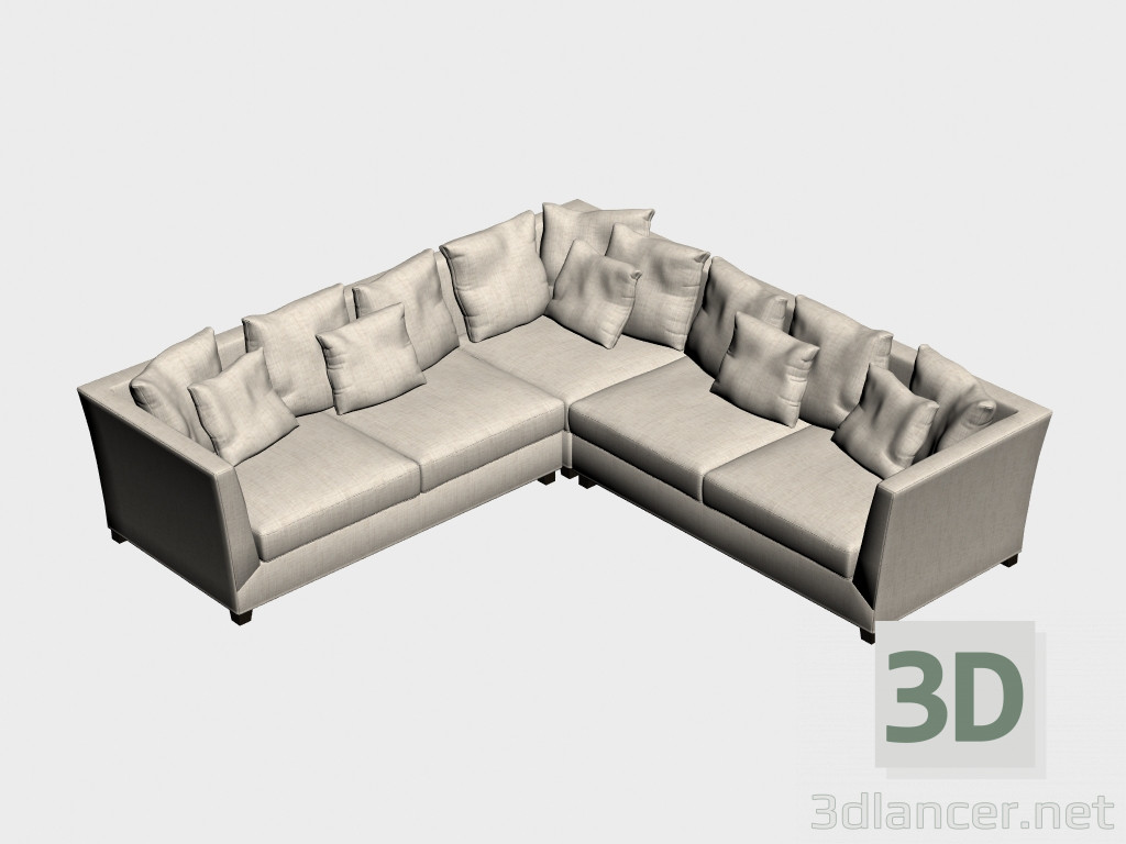 3D Modell Sofa Victory (Ecke, 283h280) - Vorschau