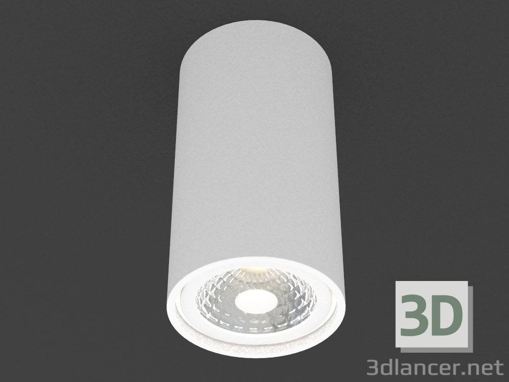 3d model Overhead Led Downlight (N1595 White_RAL9003) - preview