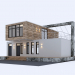 Wohnhaus aus Containern 3D-Modell kaufen - Rendern