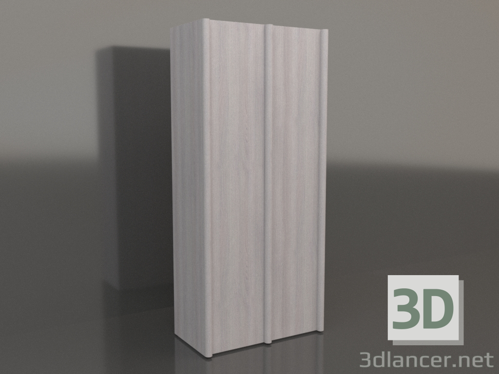 3d модель Шкаф MW 05 wood (1260x667x2818, wood pale) – превью