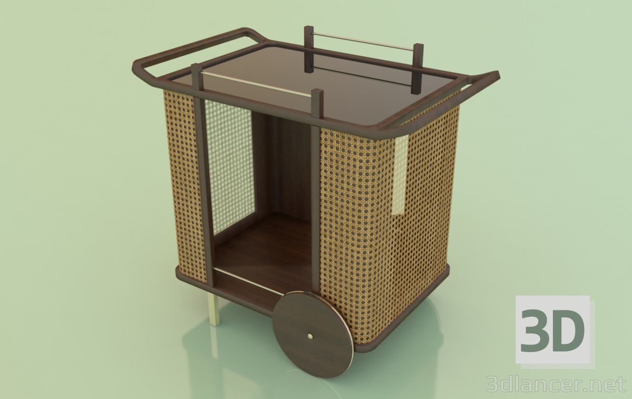 modello 3D di Tavolo di servizio comprare - rendering