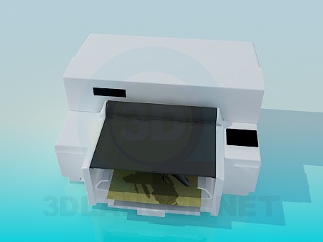 3d модель Кольоровий принтер – превью