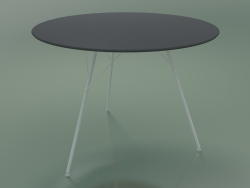 Outdoor table with a round worktop 1816 (H 74 - D 100 cm, HPL, V12)