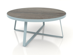 Round dining table Ø175 (DEKTON Radium, Blue gray)