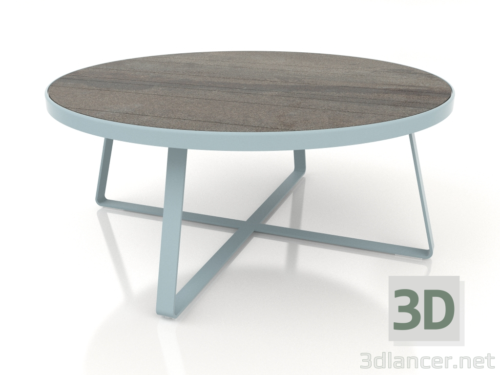 3d model Round dining table Ø175 (DEKTON Radium, Blue gray) - preview
