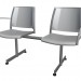 3D Modell 2-Personen Sitzbank Polipro ohne Armlehne für die Mitte für die Konferenz - Vorschau