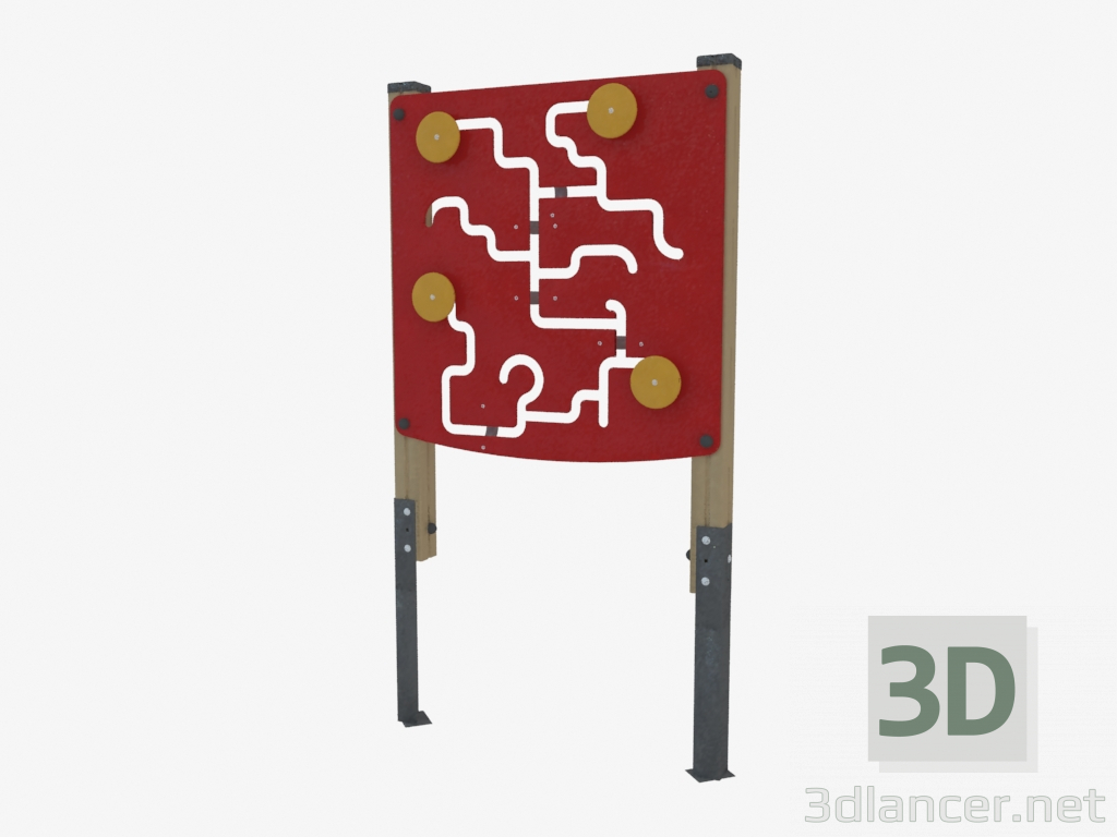 3D Modell Spieltafel (4447) - Vorschau