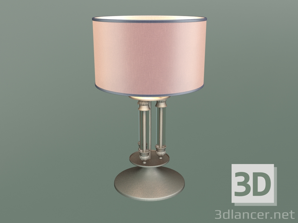 modello 3D Lampada da tavolo 01045-1 (nichel satinato) - anteprima