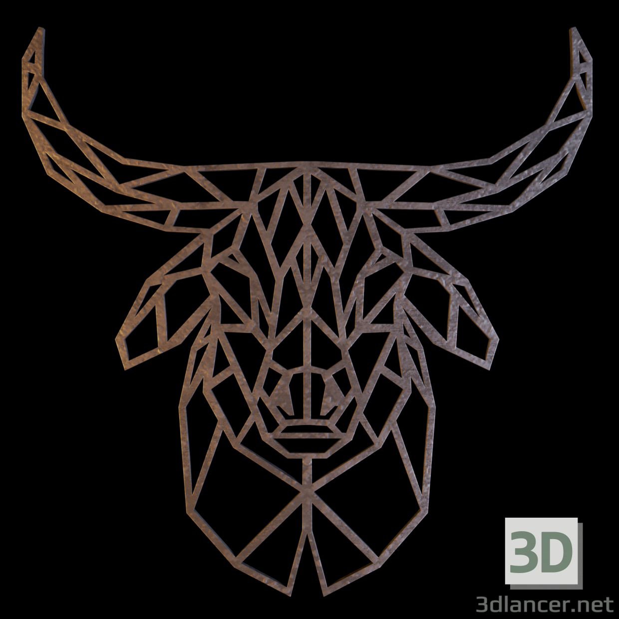 modello 3D di Ornamento decorativo BUFFA comprare - rendering