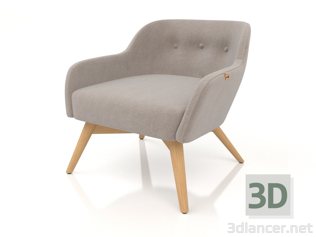 3d model silla sonriente - vista previa